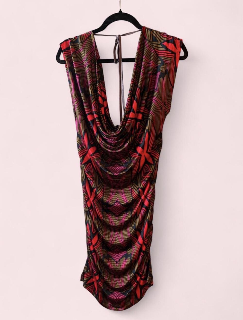 Custo barcelona printed cowl neck